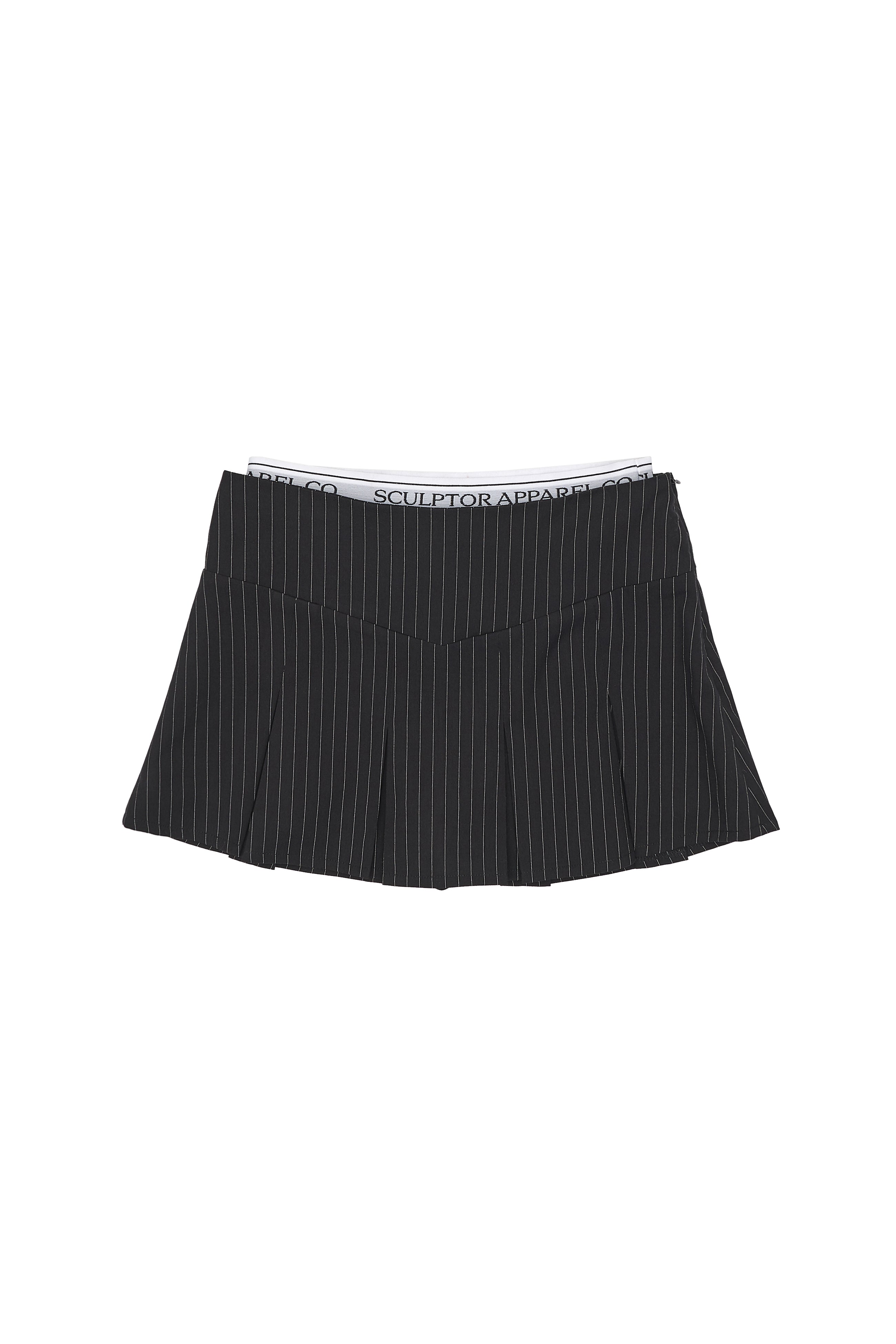 [NIGNING同款] Peekaboo Lowrise Skort Black Pin Stripe [NIGNING同款]