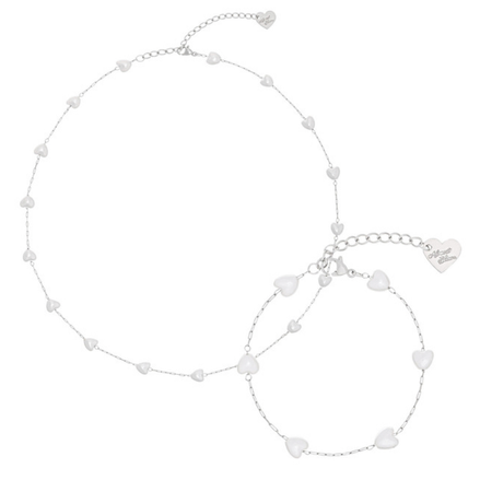 Almost Blue - CHUBBY HEART NECKLACE / BRACELET