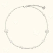 Almost Blue -  BUTTERFLY PEARL NECKLACE