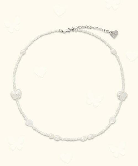 Almost Blue -  BUTTERFLY PEARL NECKLACE