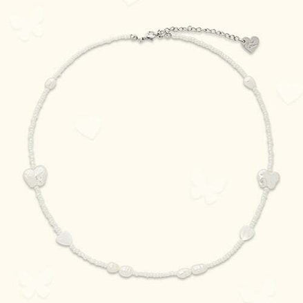 Almost Blue -  BUTTERFLY PEARL NECKLACE