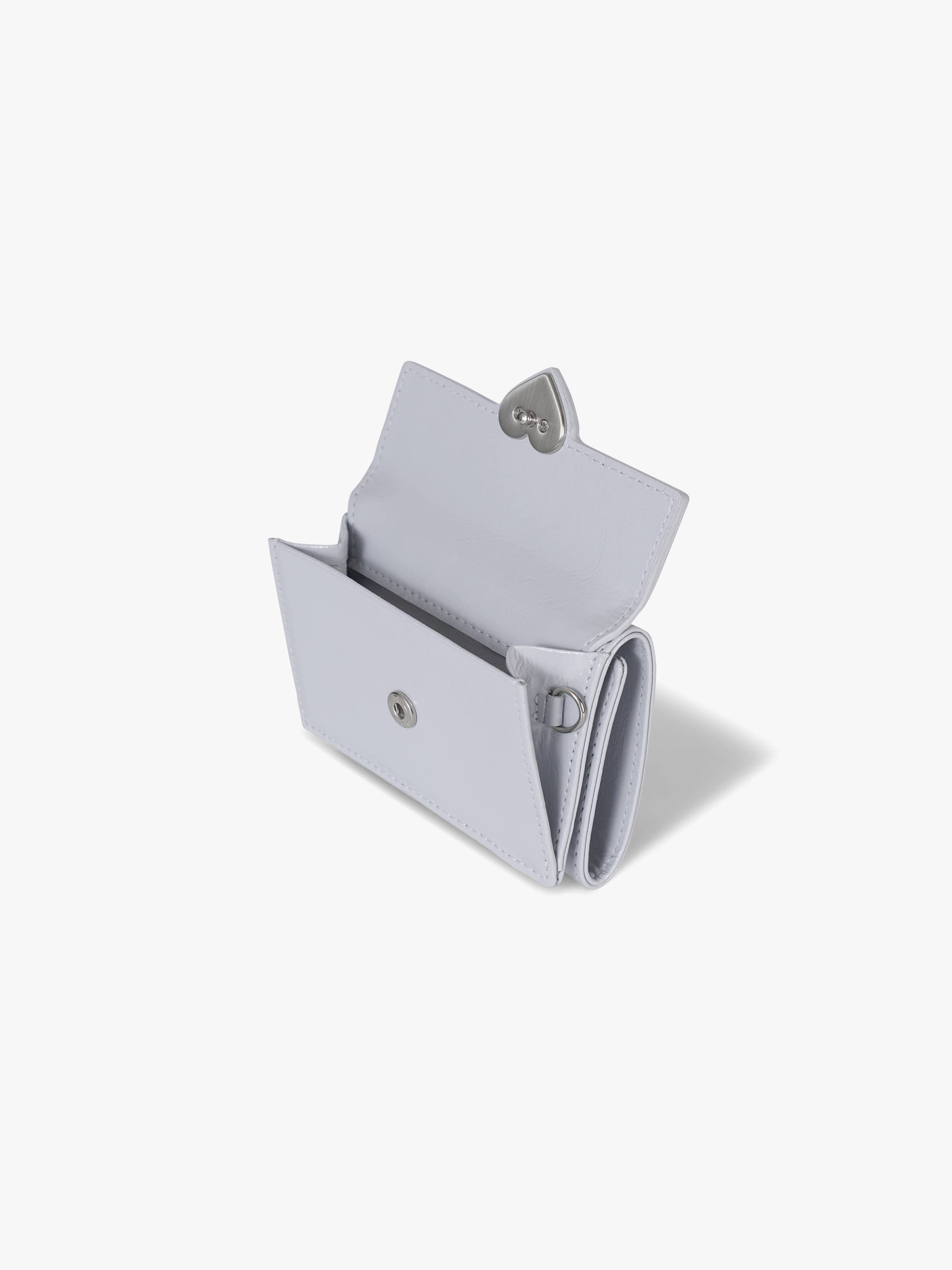 HEARTY TRIPLE WALLET (MISTY LAVENDER)