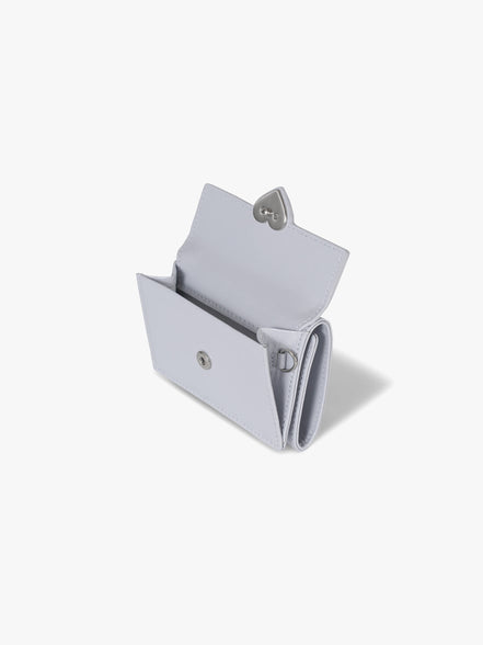HEARTY TRIPLE WALLET (MISTY LAVENDER)