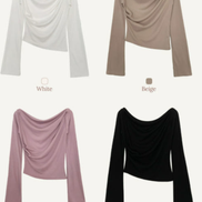 KR ELLY OFF SHOULDER TOP (4 COLORS)