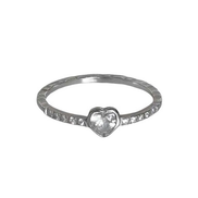 OFUSE - 24 winter - cubic mini heart ring