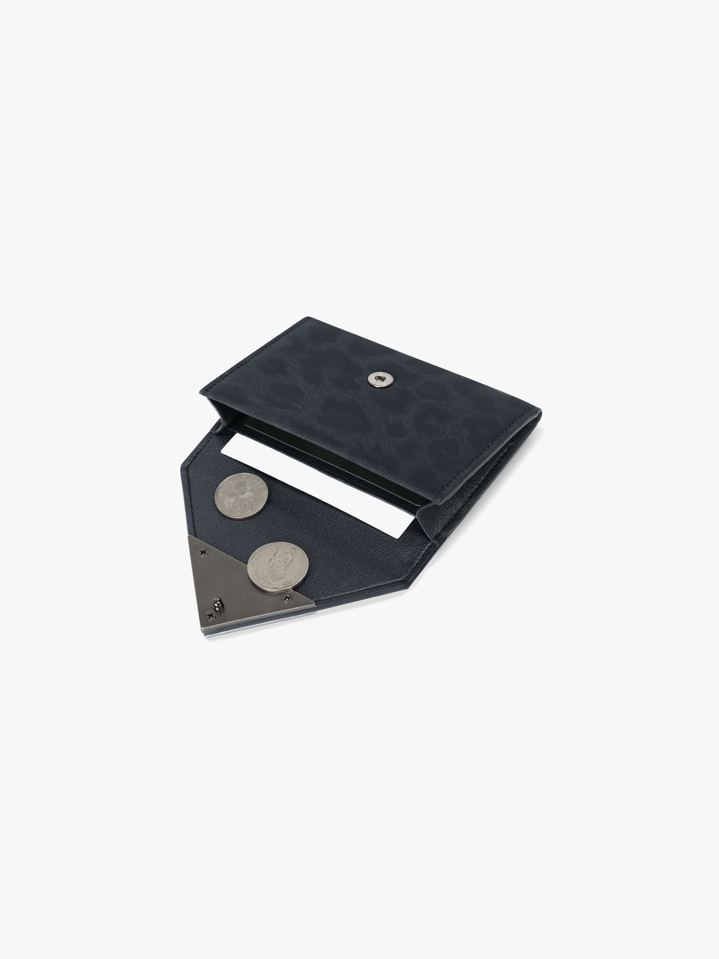 TRIANGLE NAME POCKET (LEOPARD NAVY)