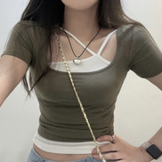 KR 短版純色TEE 5 COLORS