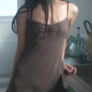 ason - BEA MINI DRESS (BROWN)