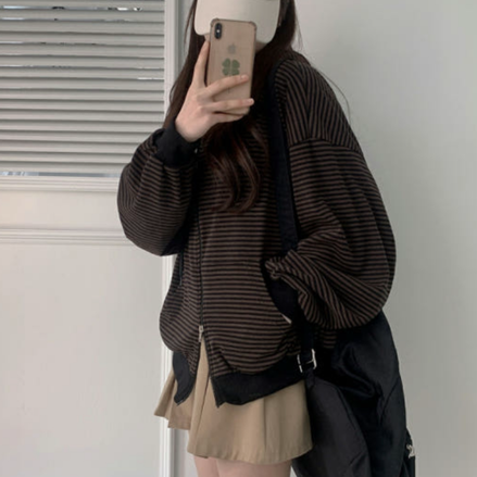 KR UNISEX STRIPED JACKET (2 COLORS)