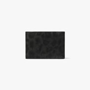 TRIANGLE TRIPLE WALLET (LEOPARD BLACK)