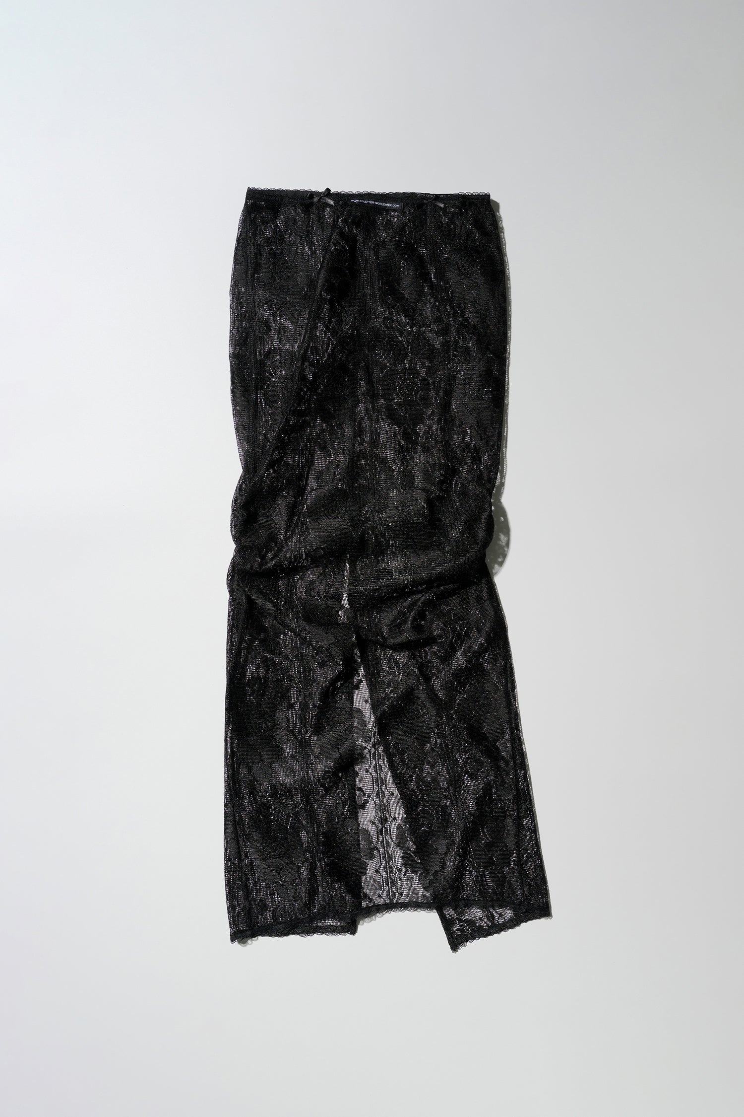 SCULPTOR - Table Cloth Maxi Skirt Glossy (Black)