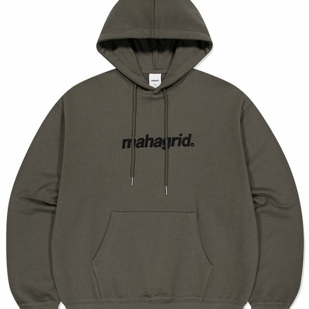 mahagrid - BASIC LOGO HOODIE (BROWN)