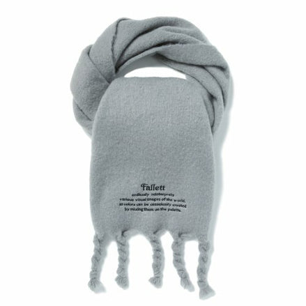 fallett - story logo long muffler (grey)