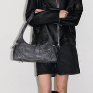 READY HOBO BAG (METAL GREY)
