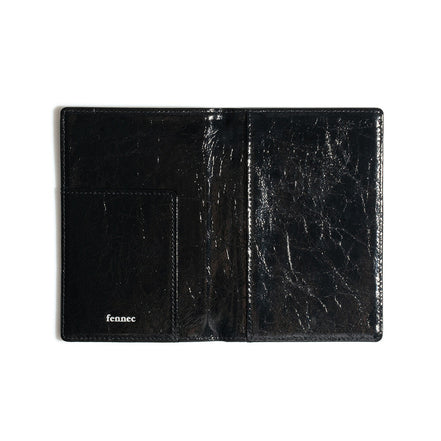 CRINKLE PASSPORT CASE (BLACK)