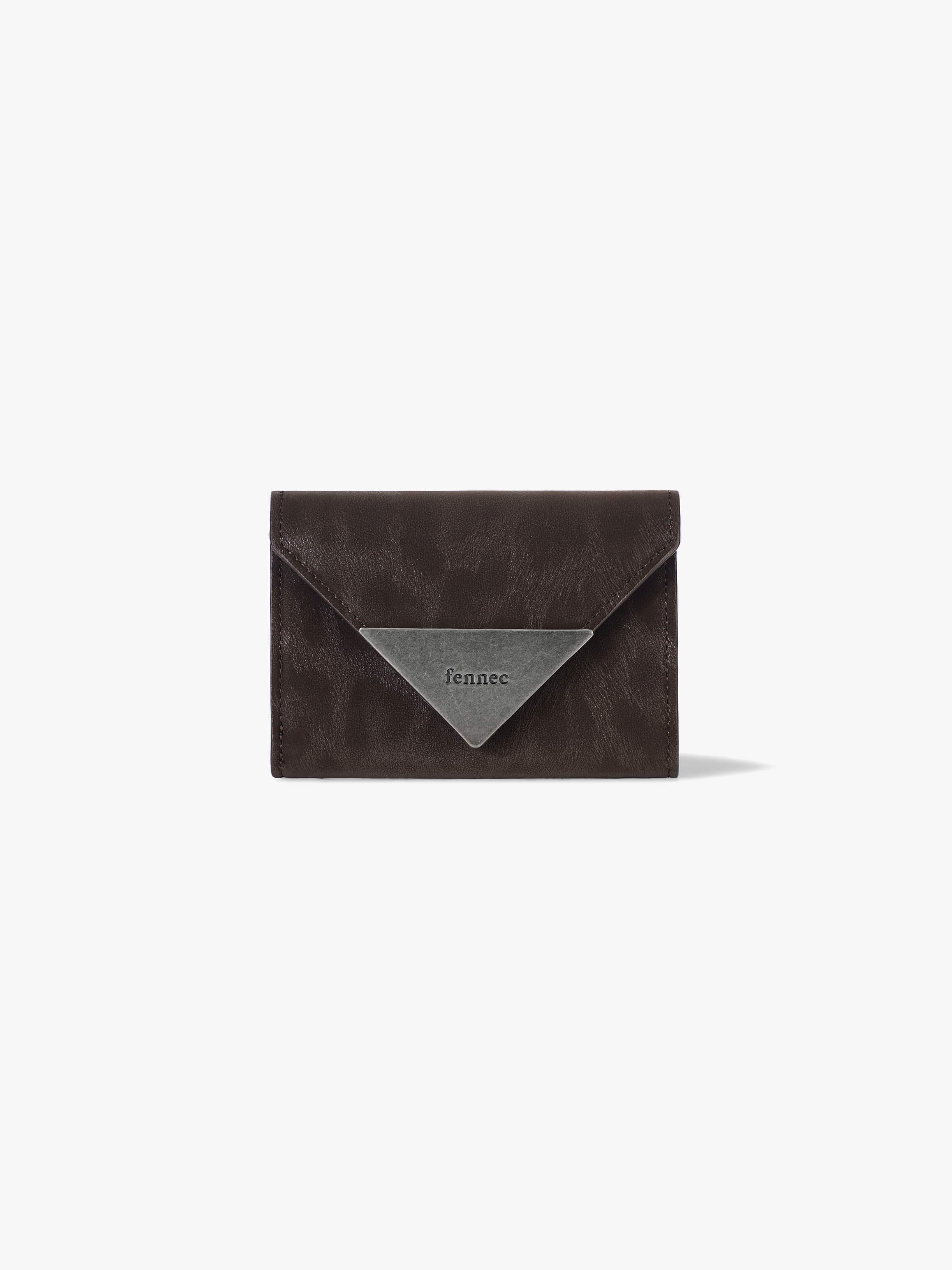 MATT TRIANGLE WALLET (LEOPARD BROWN)