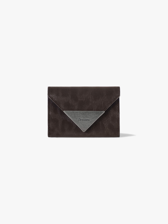 MATT TRIANGLE WALLET (LEOPARD BROWN)