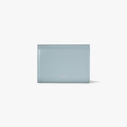 CRINKLE TRIANGLE DOCO WALLET (HAZE BLUE)