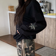 KR CAMO AFTER SWEATSHIRT (BLACK)