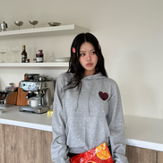 KR CHECKED HEART HOODIE (3 COLORS)