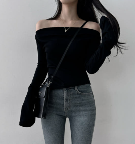 KR ELLY OFF SHOULDER TOP (4 COLORS)