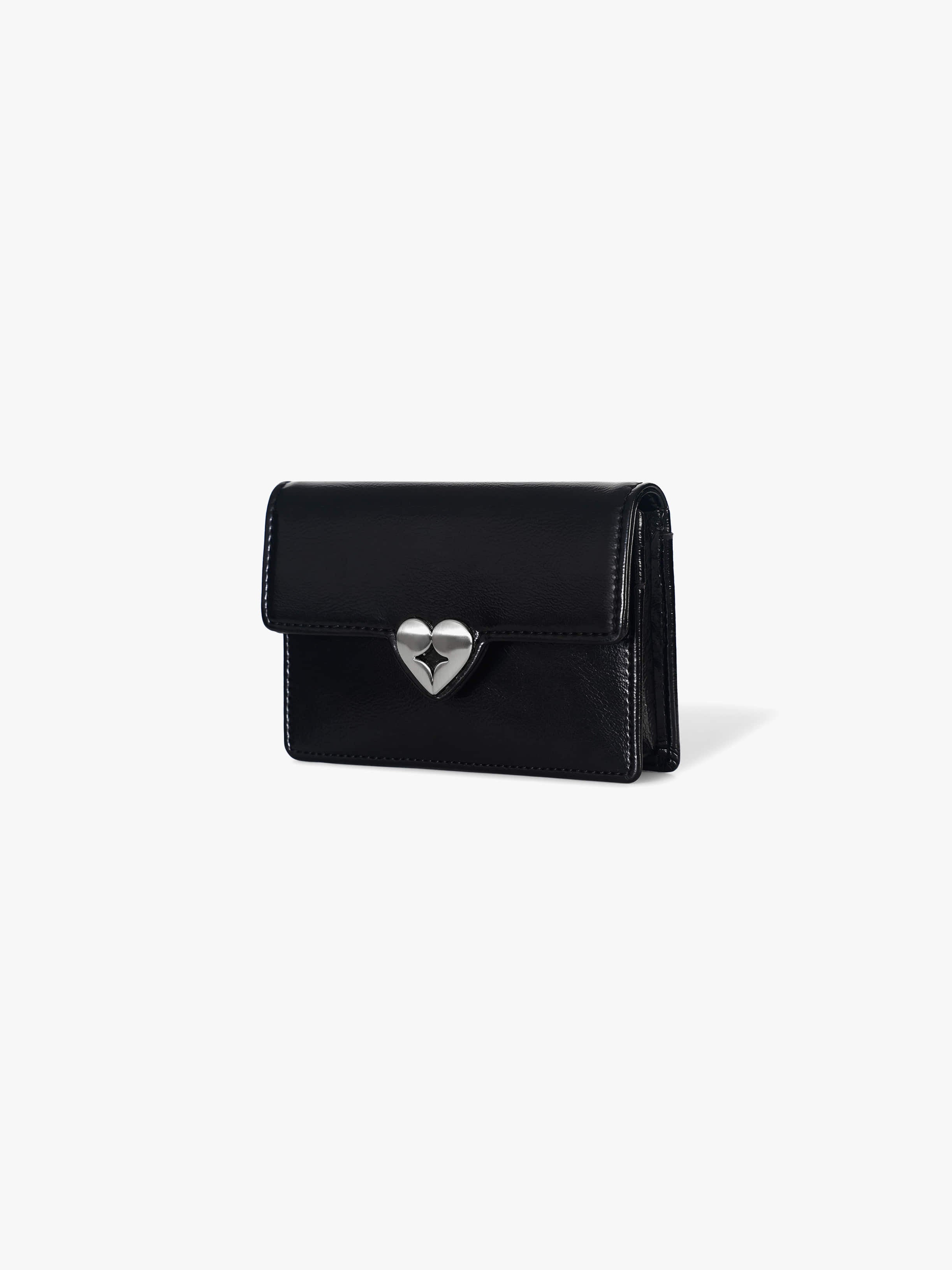 HEARTY NAME POCKET (BLACK)