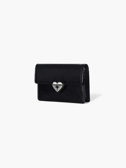 HEARTY NAME POCKET (BLACK)