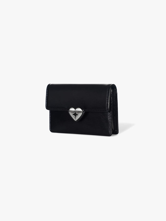 HEARTY NAME POCKET (BLACK)