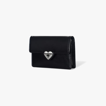 HEARTY NAME POCKET (BLACK)