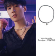 [WONWOO同款] OFUSE - button chain choker