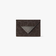 TRIANGLE NAME POCKET (LEOPARD BROWN)