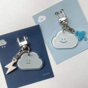 Skyfolio - cloud acrylic keyring|2 TYPES