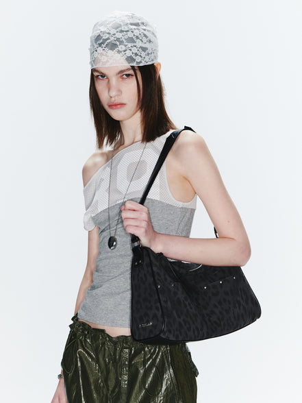 BASH BAG (LEOPARD BLACK)