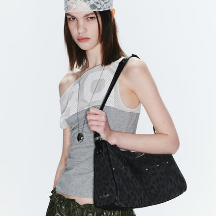 BASH BAG (LEOPARD BLACK)