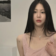 OFUSE - lace ribbon necklace