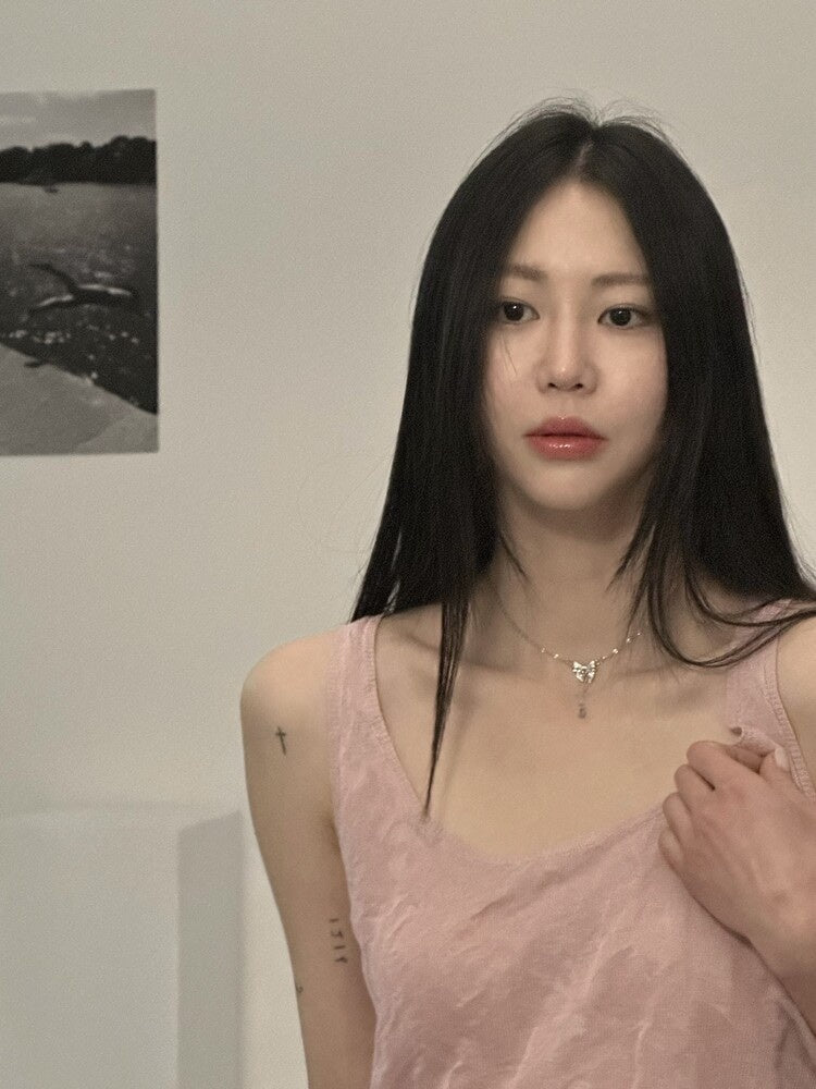 OFUSE - lace ribbon necklace