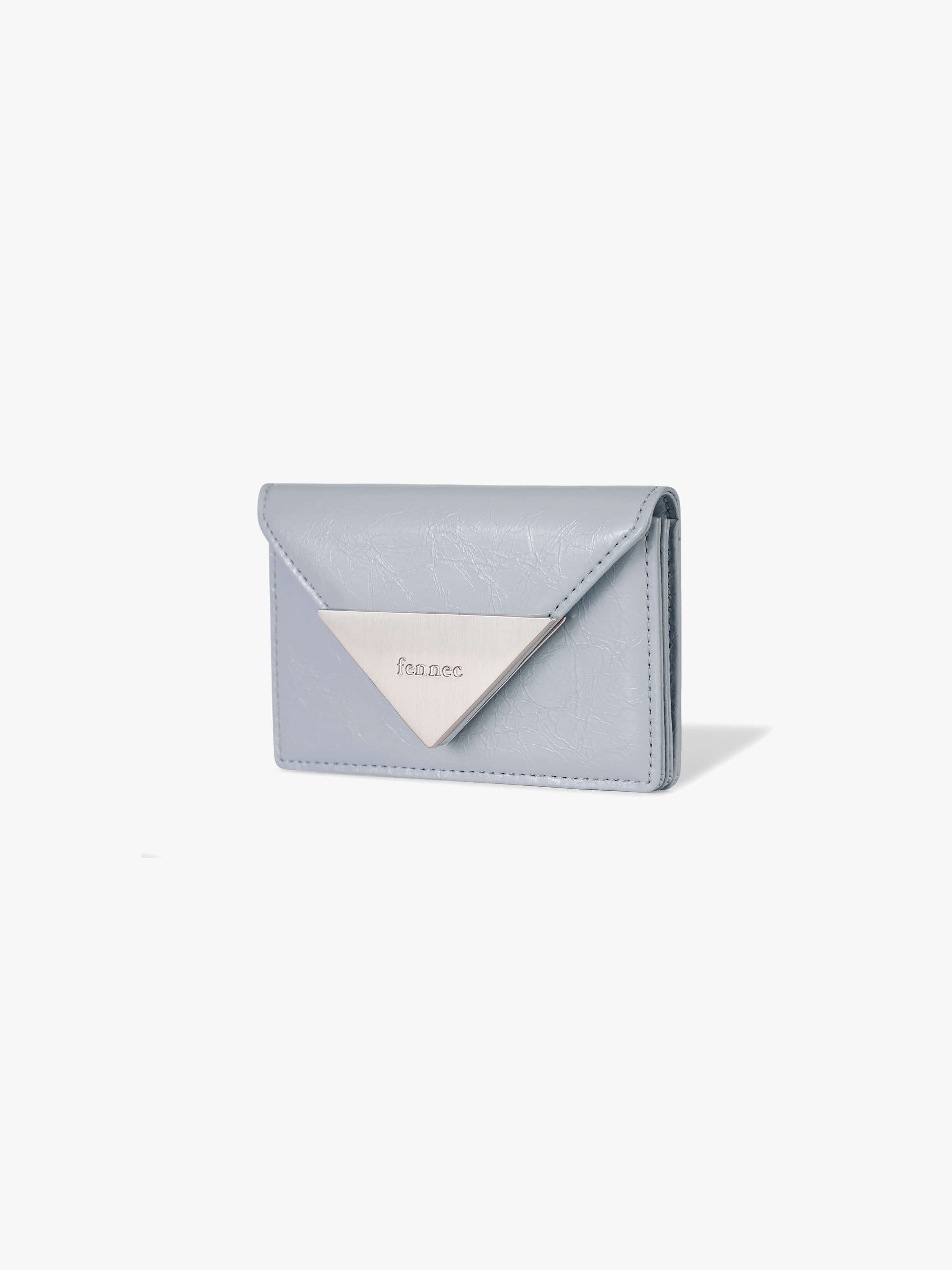 (現貨)CRINKLE TRIANGLE ACCORDION POCKET - MISTY LAVENDER