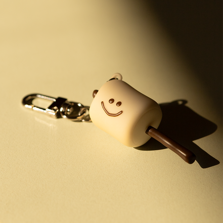 tanning marsh keychain
