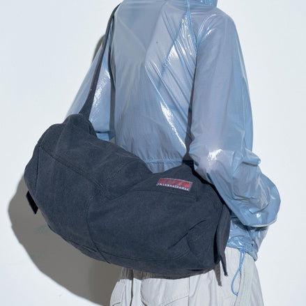 SCULPTOR -  Vintage Canvas Duffel Bag Black