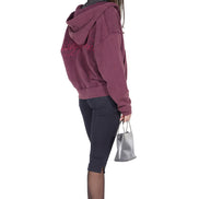 SCULPTOR - Bad Seed Washed Hoodie Zip-Up (Deep Purple)