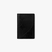 HEARTY PASSPORT CASE (BLACK)