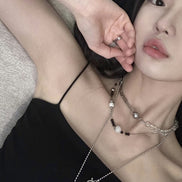 OFUSE - tube ball necklace