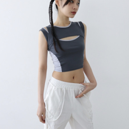 KR Y2K FUTURE SLEEVELESS 3 COLORS
