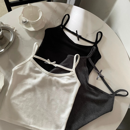 KR CROSS RIBBON TOP (3 COLORS)
