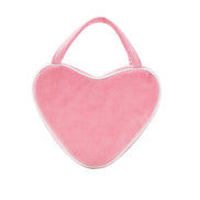 EMIS - VELOUR HEART TOTE BAG-PINK