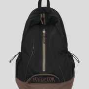 SCULPTOR - Oldschool Slouchy Backpack (Black)