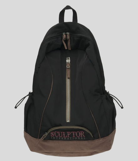 SCULPTOR - Oldschool Slouchy Backpack (Black)