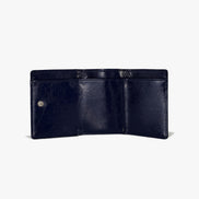 CRINKLE HALFMOON MINI WALLET (NAVY BLUE)