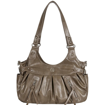 ambler buckle shoulder bag (beige)