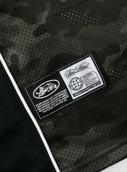bad blood - FON V-Neck Jersey Short Sleeve (Green Camo)